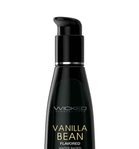 Aqua Vanilla Bean Flavored Water Based Intimate  Lubricant - 4 Fl. Oz. WS-90334