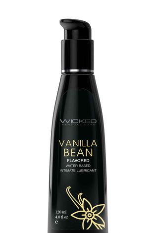 Aqua Vanilla Bean Flavored Water Based Intimate  Lubricant - 4 Fl. Oz. WS-90334