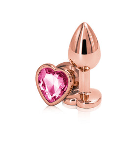 Rear Assets - Rose Gold Heart - Small - Pink NSN0963-14