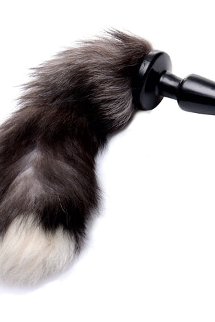 Grey Fox Tail Anal Plug TZ-AD657
