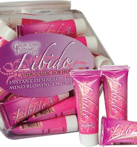 Libido - Aphrodisiac for Her - 36 Piece Fishbowl - 0.5 Oz. Tubes CF-LIB-10D