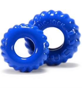 Truckt 2 Piece Cockring Set Atomic Jock  - Police Blue OX-AJ1049-PLC