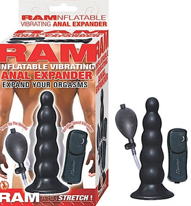 Ram Inflatable Vibrating Anal Expander - Black NW2407