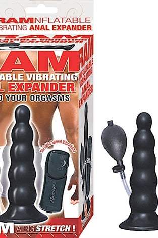 Ram Inflatable Vibrating Anal Expander - Black NW2407