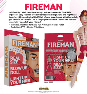 Fireman - Inflatable Party Doll HTP3335