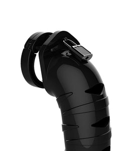 Mancage Model 5 Chastity 5.5 Inch Cock Cage - Back MCG-MCG005BLK