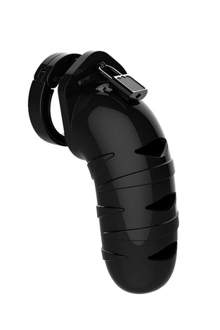 Mancage Model 5 Chastity 5.5 Inch Cock Cage - Back MCG-MCG005BLK