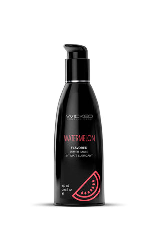 Aqua Watermelon Flavored Water Based Intimate  Lubricant - 2 Fl. Oz. WS-90422