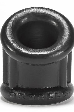 Bent 1 Ball Stretcher Curved Silicone  - Small - Black OX-1089-1-BLK