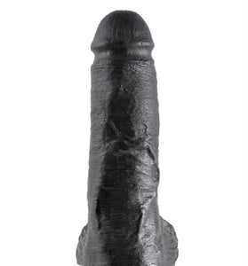 King Cock 8-Inch Cock With Balls - Black PD5507-23