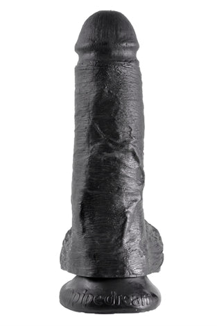 King Cock 8-Inch Cock With Balls - Black PD5507-23