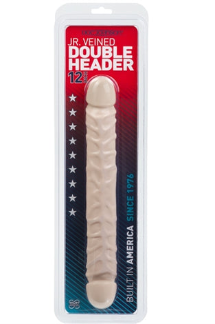 Jr. Veined Double Header 12 Inches - White DJ0212-01