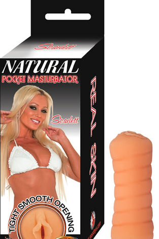 Natural Pocket Masturbator Scarlet - Flesh NW2657