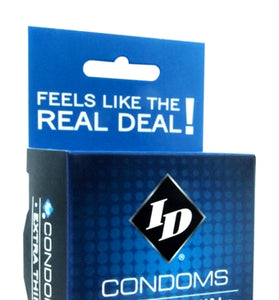 ID Extra Thin Condoms - 3 Pack ID-WXT-03
