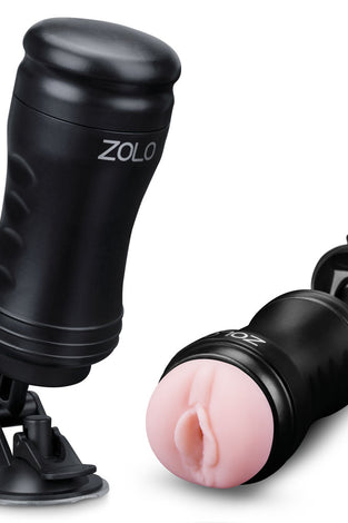 Zolo Solo Flesh Discreet Suction Mounted Masturbator X-ZO6017