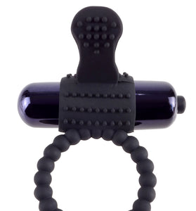 Fantasy C-Ringz Vibrating Silicone Super Ring  Black PD5966-23