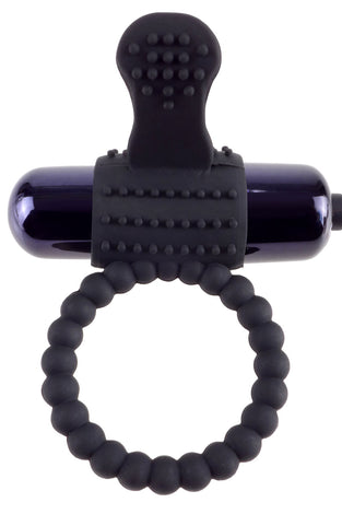 Fantasy C-Ringz Vibrating Silicone Super Ring  Black PD5966-23
