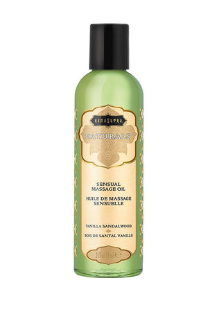 Naturals Massage Oil - Vanilla Sandalwood - 2 Fl  Oz (59 ml) KS10284