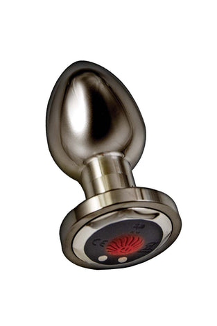 Ass-Sation Remote Vibrating Metal Plug - Black NW3069-2
