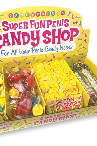 Super Fun Penis Candy Shop 166 Ct Display - for All Your Penis Needs CP-942