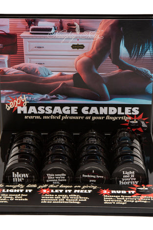 Massage Candle 2 Oz Prepack Display KS14300