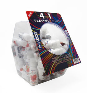 Swiss Navy 4-in-1 Playful Flavors - 50 Count Bowl - Assorted Flavors - 1 Fl. Oz. Bottles MD-SN4N1AST50CT