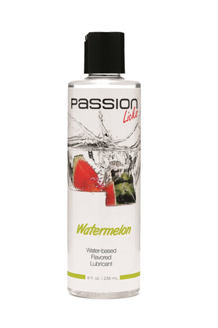 Passsion Licks Watermelon Water Based Flavored Lubricant 8 Fl Oz / 236 ml PL-AE805-WATERMELON