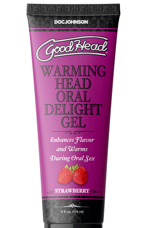 Goodhead - Warming Head Oral Delight Gel -  Strawberry - 4 Fl. Oz. DJ1361-13-BU