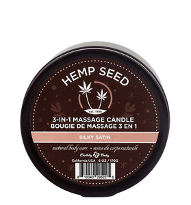 3-in-1 Massage Candle - 6 Oz. - Silky Satin EB-HSCH022C