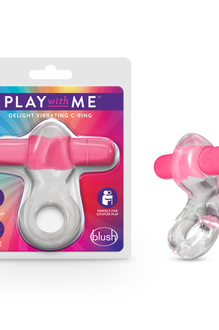 Play With Me  Delight Vibrating C-Ring - Pink BL-74300