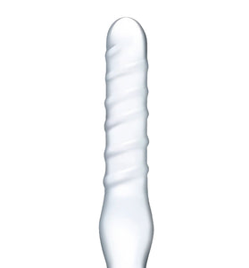 Joystick Clear Glass Dildo GLAS-82