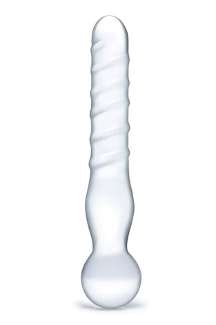 Joystick Clear Glass Dildo GLAS-82