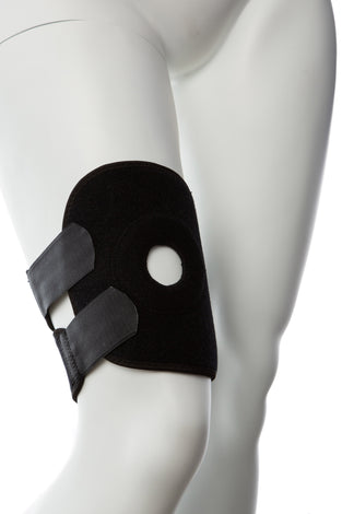 Gender Fluid Thigh Rider Strap-on Harness - Small- Large - Black GFL-S601