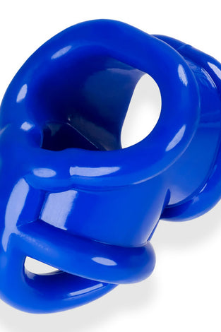 Oxballs Ballsling Cocksling W / Splittler - Police Blue OX-3027-PB