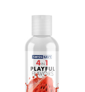 Swiss Navy 4-in-1 Playful Flavors - Watermelon 1  Oz MD-SN4N1FWM1