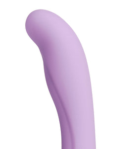 Royal Heart on Silicone Harness Dildo - Purple SU-AE581