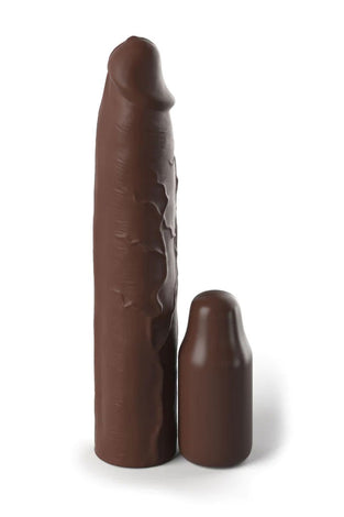 Fantasy X-Tensions Elite 9 Inch Sleeve With 3 Inch Plug - Brown PD4153-29