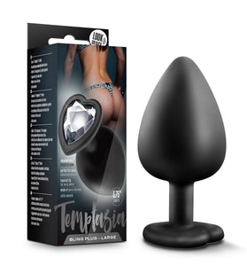 Temptasia - Bling Plug - Large - Black BL-95855