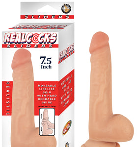Realcocks Sliders - 7.5 Inch - Flesh NW2878