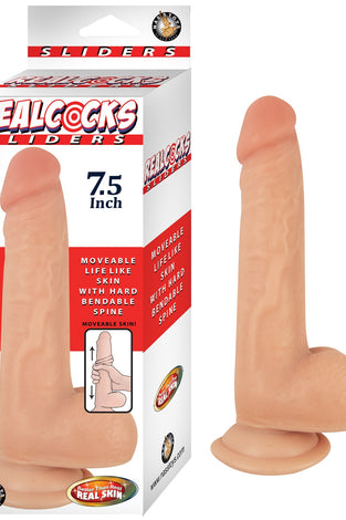 Realcocks Sliders - 7.5 Inch - Flesh NW2878