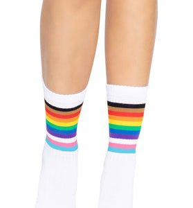 Pride Crew Socks - One Size - Rainbow LA-3014RNBOS