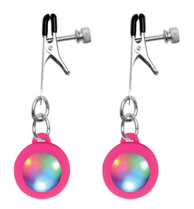 Silicone Light Up Nipple Clamps CH-AG792
