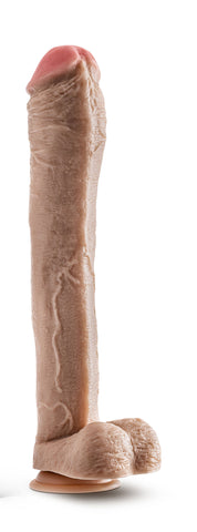 Dr. Skin - Mr. Ed - 13 Inch Dildo With Balls -  Beige BL-15433