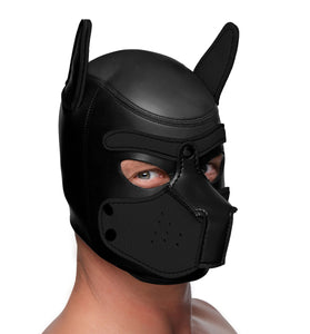 Spike Neoprene Puppy Hood - Black MS-AG292-BLK