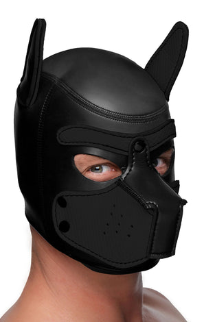 Spike Neoprene Puppy Hood - Black MS-AG292-BLK