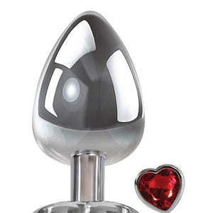 Small Red Heart Gem Anal Plug AE-WF-8102-2