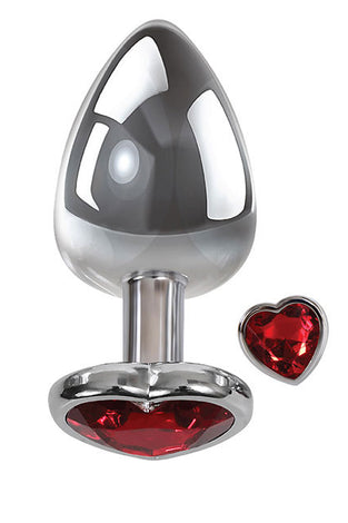 Small Red Heart Gem Anal Plug AE-WF-8102-2