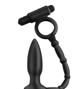 Anal Fantasy Collection Ass Kicker With Cockring - Black PD4609-23