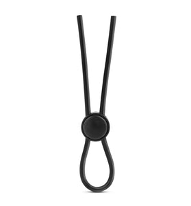 Stay Hard - Silicone Loop Cock Ring - Black BL-31095