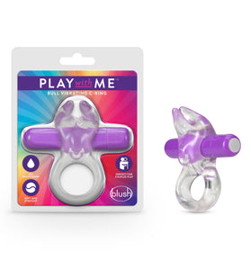 Play With Me  Bull Vibrating C-Ring - Purple BL-74201